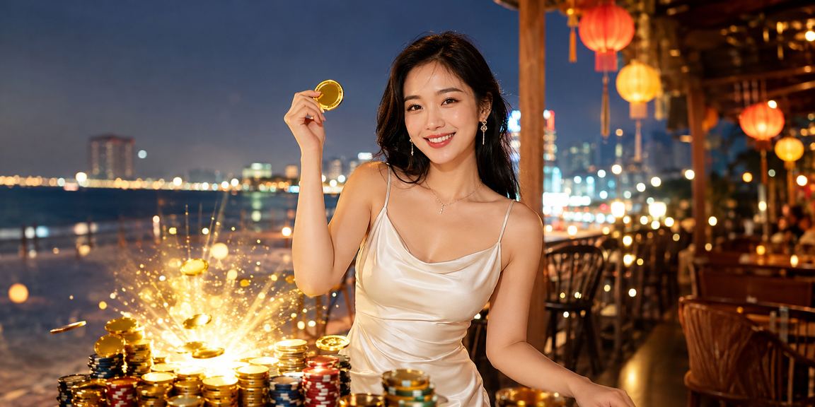 Người chơi tại Hội An thưởng thức cà phê và trải nghiệm casino trực tuyến