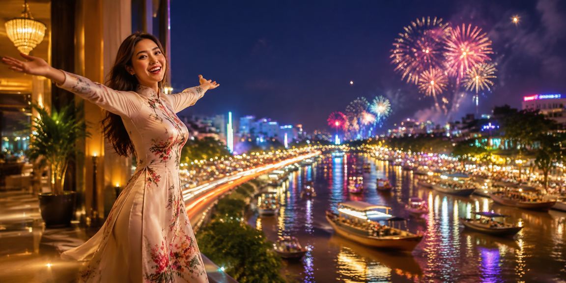 Cảnh đêm neon sôi động vùng Mekong với hoạt động cá cược casino trực tuyến