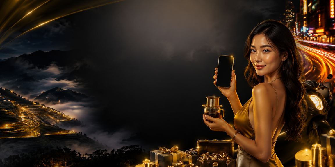 Người dùng trải nghiệm casino trên điện thoại di động tại Sapa bên ly cà phê